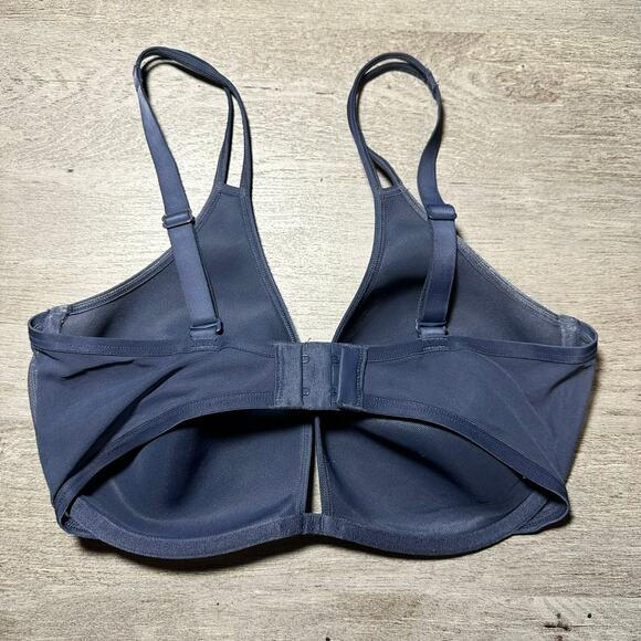 ThirdLove Plunge Bra Bare Mesh Blue 34E - Picture 3 of 4